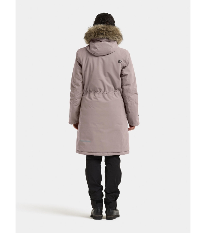 Didriksons 1913 Didriksons 1913 Erika Wns Parka 3 f04_ash brown 504303 F04_Ash Brown Didriksons 1913 jassen 504303 wit bij Leerentveldvrijetijd.nl