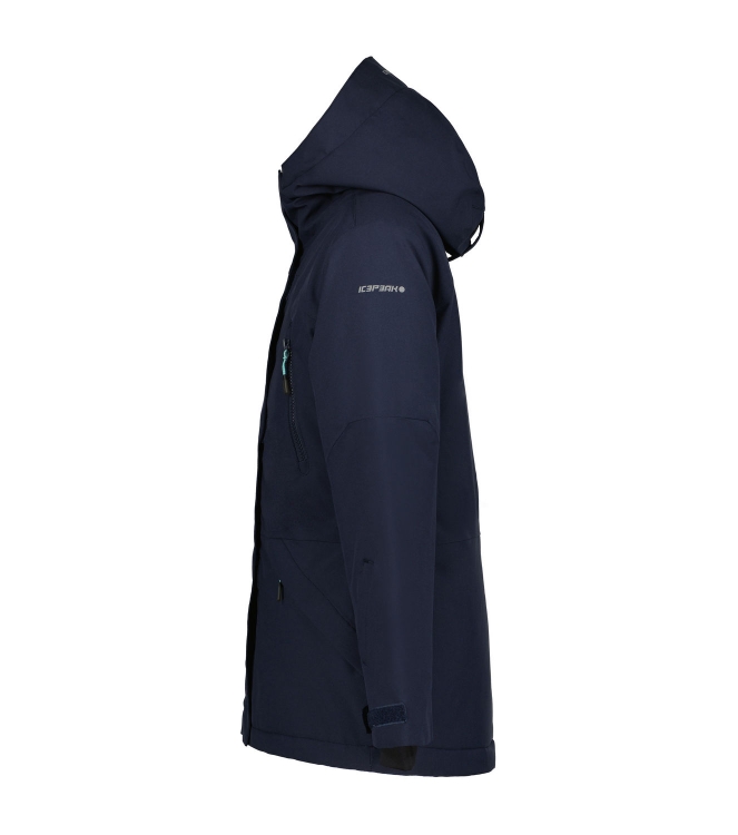 Icepeak Icepeak Lingen Jr Jacket Children dark blue 2 50028 839 I   390 Dark Blue Icepeak jassen 2 50028 839 I   390 antraciet bij Leerentveldvrijetijd.nl