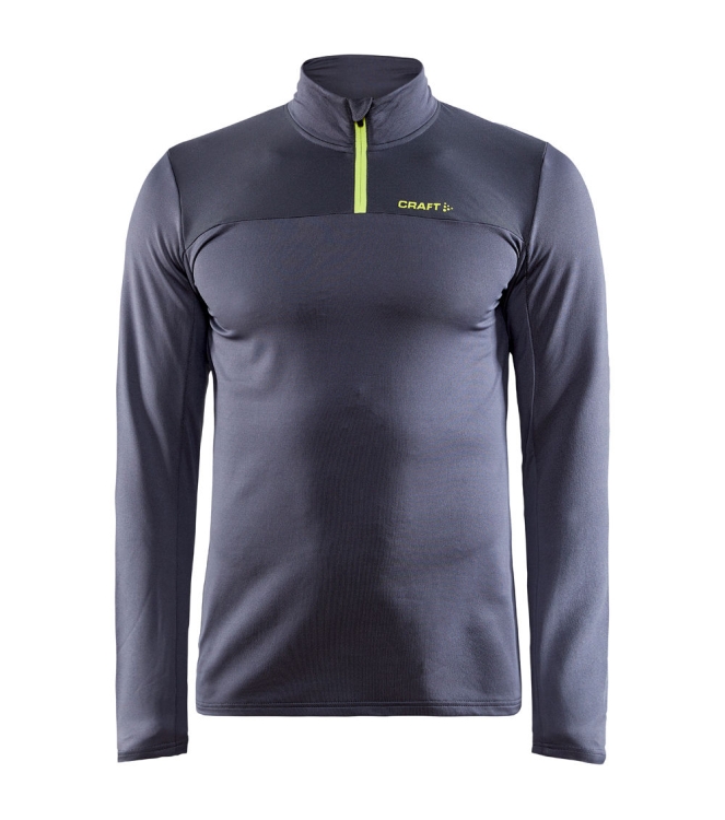 Craft Craft Core Gain Midlayer M asphalt 1909496-995000 Asphalt Craft wintersportkleding 1909496-995000 lichtblauw bij Leerentveldvrijetijd.nl