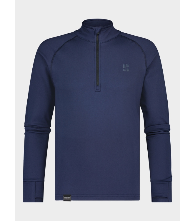 Poederbaas Poederbaas Arctic Pully Men 410_navy PB010110 410_Navy Poederbaas wintersportkleding PB010110 antraciet bij Leerentveldvrijetijd.nl