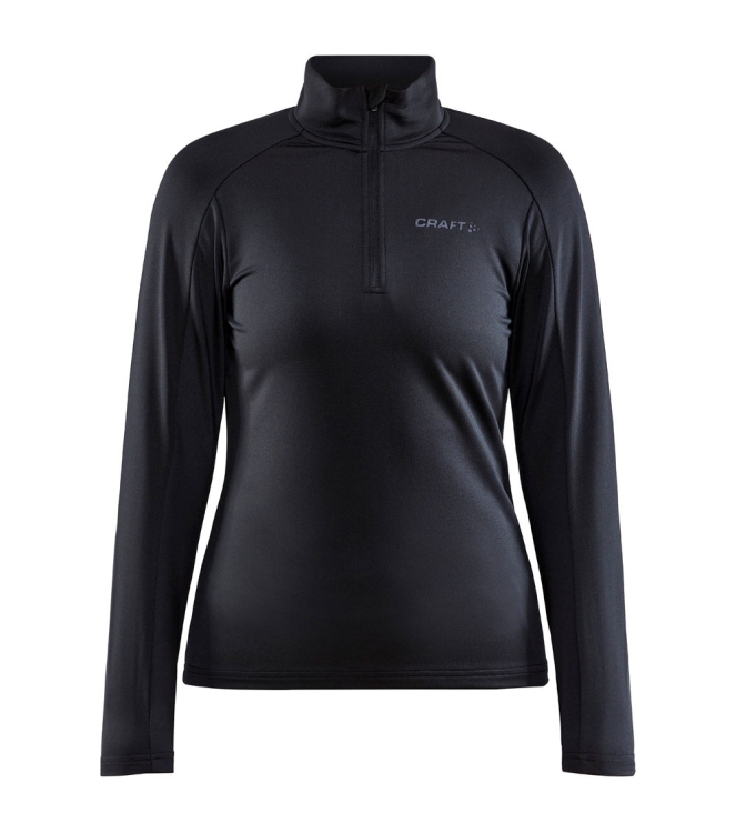 Craft Craft Core Gain Midlayer W black 1909497 999000 Black Craft wintersportkleding 1909497 999000 licht grijs bij Leerentveldvrijetijd.nl