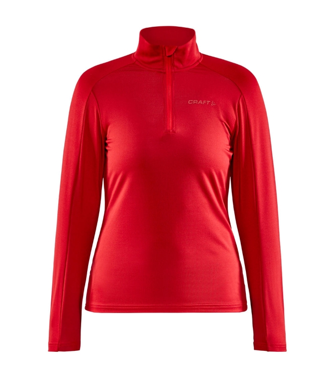 Craft Craft Core Gain Midlayer W bright red 1909497 430000 Bright Red Craft wintersportkleding 1909497 430000 geel bij Leerentveldvrijetijd.nl