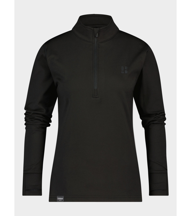 Poederbaas Poederbaas Arctic Pully Women 001_black PB010112 001_Black Poederbaas wintersportkleding PB010112 licht grijs bij Leerentveldvrijetijd.nl