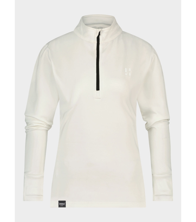 Poederbaas Poederbaas Arctic Pully Women 100_white PB010112 100_White Poederbaas wintersportkleding PB010112 roze bij Leerentveldvrijetijd.nl