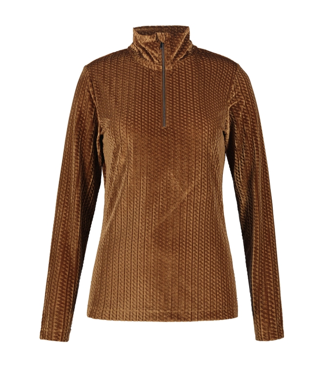 Luhta Luhta Kauhava Shirt chocolate brown 6_36229_312_L_180 Chocolate Brown Luhta wintersportkleding 6_36229_312_L_180 marine bij Leerentveldvrijetijd.nl