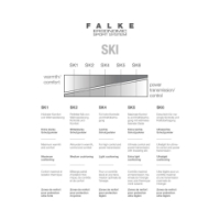 falke SK2 Heren Skisokken 3400 Light Grey 16522