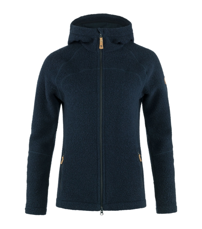 Fjällräven Fjällräven Kaitum Fleece W 555_dark navy F89666 555_Dark Navy Fjällräven wintersportkleding F89666 geen kleur bij Leerentveldvrijetijd.nl