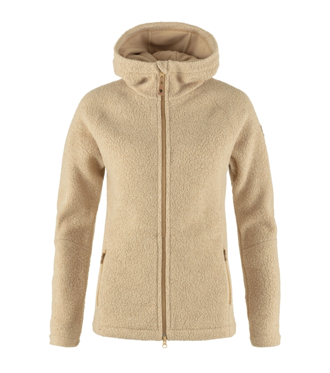 Fjällräven Fjällräven Kaitum Fleece W 196_dune beige F89666 196_Dune Beige Fjällräven wintersportkleding F89666 jeans bij Leerentveldvrijetijd.nl