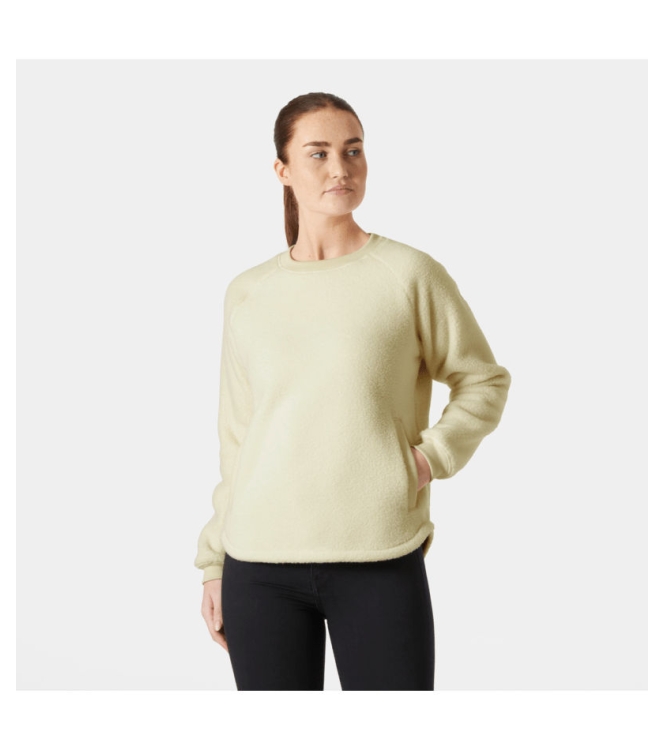 Helly Hansen Helly Hansen W Escape Teddy Sweater cream 53054_034 Cream Helly Hansen wintersportkleding 53054_034  bij Leerentveldvrijetijd.nl