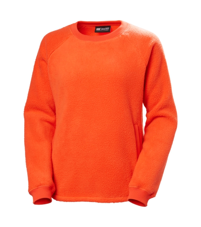 Helly Hansen Helly Hansen W Escape Teddy Sweater cherry tomato 53054_147 Cherry Tomato Helly Hansen wintersportkleding 53054_147 geel bij Leerentveldvrijetijd.nl