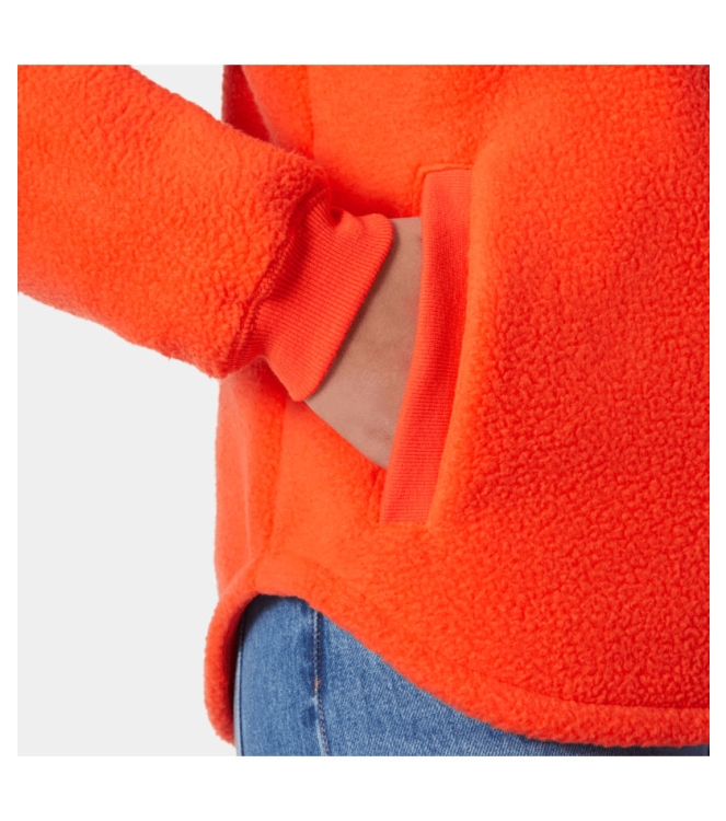 Helly Hansen Helly Hansen W Escape Teddy Sweater cherry tomato 53054_147 Cherry Tomato Helly Hansen wintersportkleding 53054_147 geel bij Leerentveldvrijetijd.nl