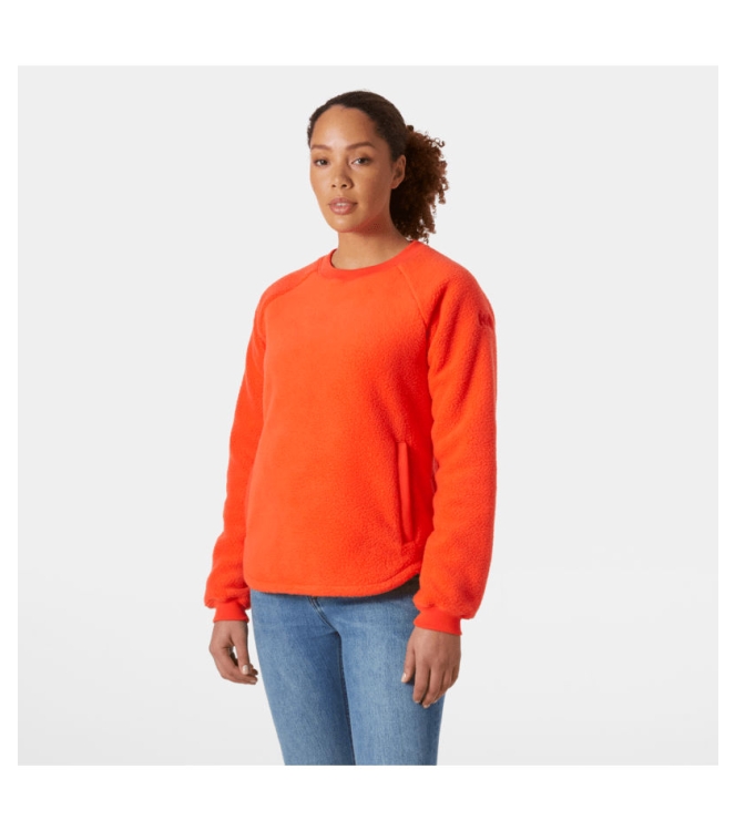 Helly Hansen Helly Hansen W Escape Teddy Sweater cherry tomato 53054_147 Cherry Tomato Helly Hansen wintersportkleding 53054_147 geel bij Leerentveldvrijetijd.nl