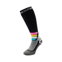 poederbaas Tech Ski Socks Compress Merino Pro 001_Black PB050125