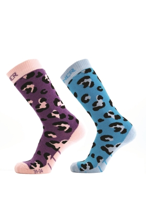 Sinner Sinner Kids Ski Socks Animal Prp/Blu Sinner Sinner Kids Ski Socks Animal Prp/Blu