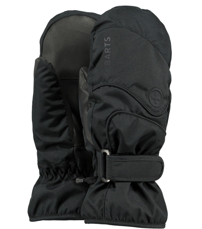 Barts Barts Basic Skimitts Wanten 01 black 0601 01 BLACK Barts wintersportkleding 0601 licht grijs bij Leerentveldvrijetijd.nl