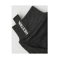 hestra Merino Wool Liner Active - 5 finger Charcoal 34110