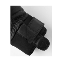 Hestra Alpine Leather Primaloft 5 fing 100 Black 32510