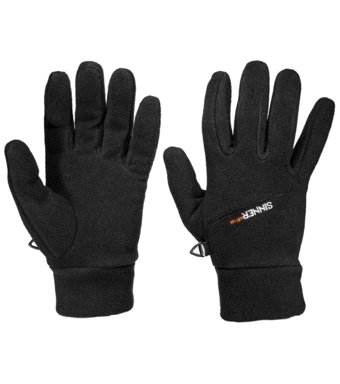 Sinner Sinner Shames Fleece Glove black SIGL-177-10 Black Sinner wintersportkleding SIGL-177-10 licht grijs bij Leerentveldvrijetijd.nl