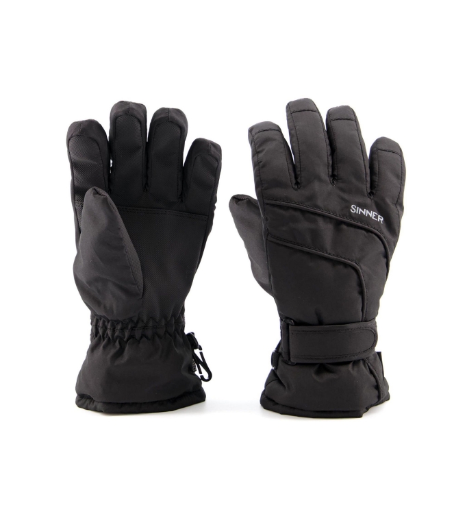 Sinner Sinner Mesa Glove black SIGL-221-11 Black Sinner wintersportkleding SIGL-221-11 licht grijs bij Leerentveldvrijetijd.nl