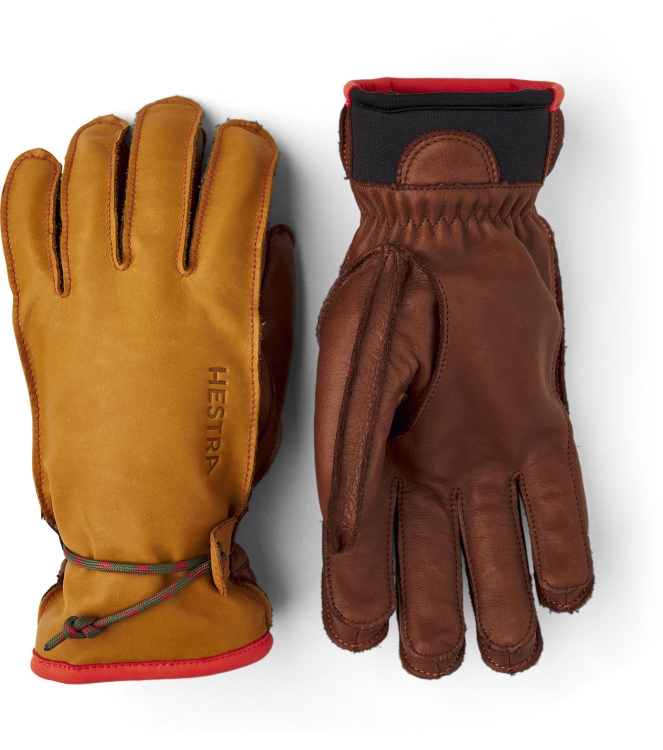 Hestra Hestra Wakayama 5-finger glove 710750 cork / brown 3000660 710750 Cork / Brown Hestra wintersportkleding 3000660 marine bij Leerentveldvrijetijd.nl