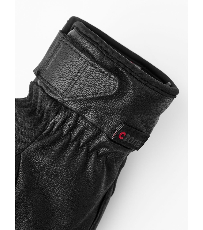 Hestra Hestra CZone Primaloft Flex - 5 finger Black-10 black 31710 Black Hestra wintersportkleding 31710 licht grijs bij Leerentveldvrijetijd.nl