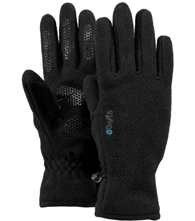 Barts Barts Fleece Gloves Kids 01 black 0203 01 black Barts wintersportkleding 0203 licht grijs bij Leerentveldvrijetijd.nl