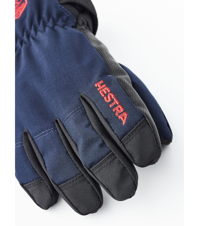 Hestra Hestra Ferox Primaloft Jr. - 5 finger 280 navy 32990 280 Navy Hestra wintersportkleding 32990 antraciet bij Leerentveldvrijetijd.nl
