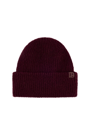 Poederbaas Poederbaas Artic Beanie 601_Bordeaux