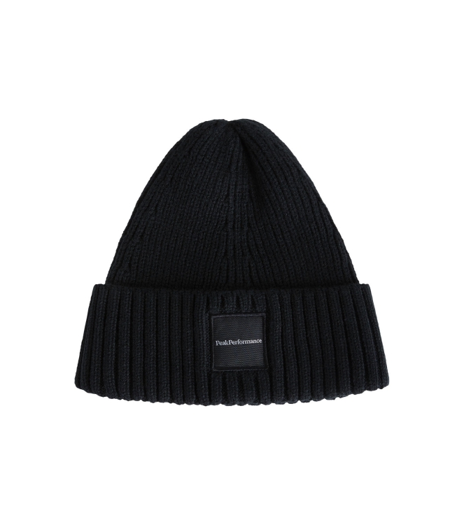 Peak Performance Peak Performance Cornice Hat black G77789040 Black Peak Performance wintersportkleding G77789040 licht grijs bij Leerentveldvrijetijd.nl