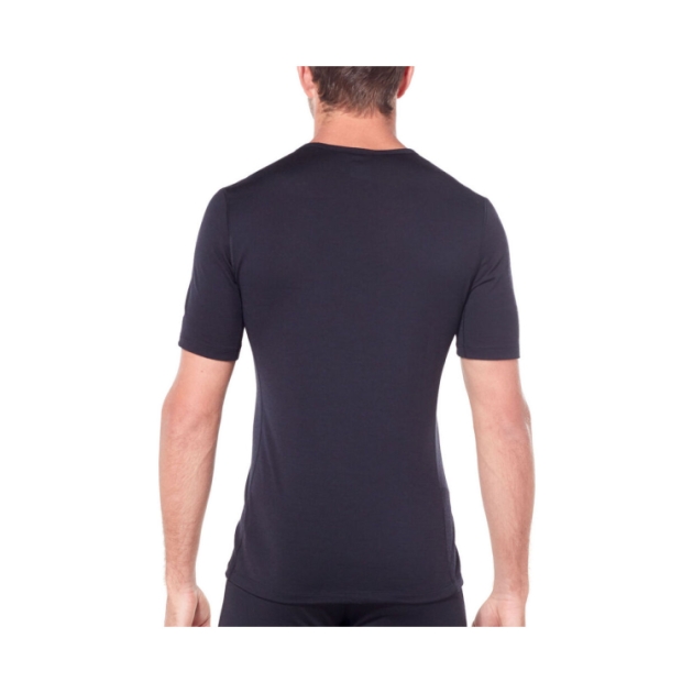 icebreaker Mens 200 Oasis SS Crewe 0011_Black IB104509