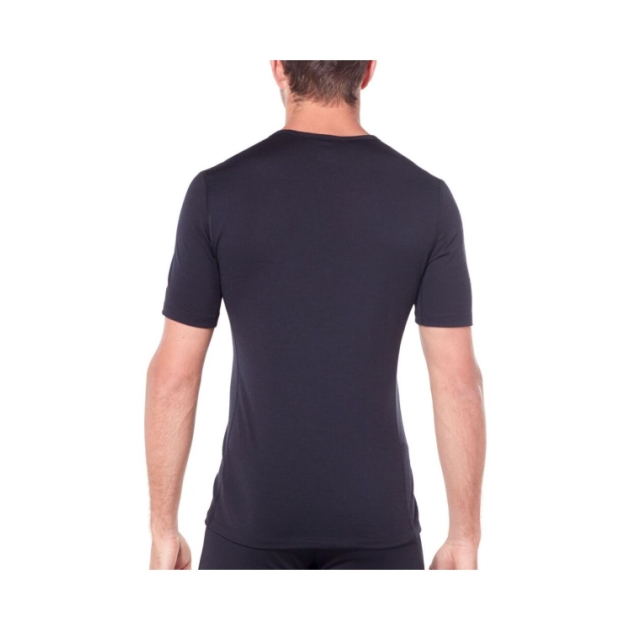 icebreaker Mens 200 Oasis SS Crewe 0011_Black IB104509