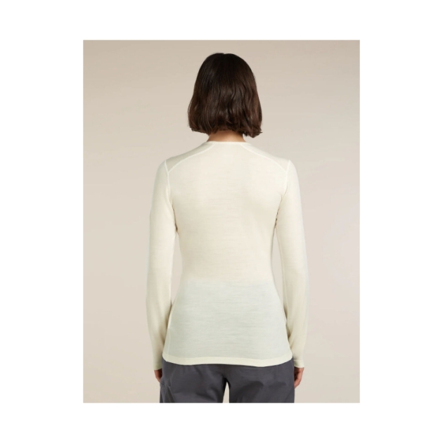 icebreaker Wmns 200 Oasis LS Crewe 0001_Undyed IB104375