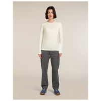 icebreaker Wmns 200 Oasis LS Crewe 0001_Undyed IB104375