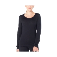icebreaker Wmns 200 Oasis LS Scoop 0011_Black IB104378
