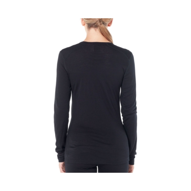 icebreaker Wmns 200 Oasis LS Scoop 0011_Black IB104378
