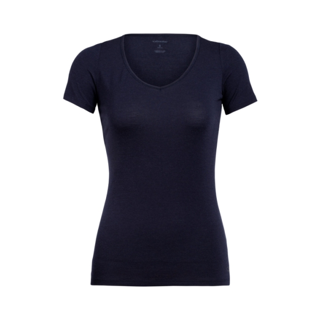 icebreaker W Siren SS Sweetheart 4011_Midnight Navy IB103062