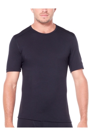 Icebreaker Icebreaker Mens 200 Oasis SS Crewe Black