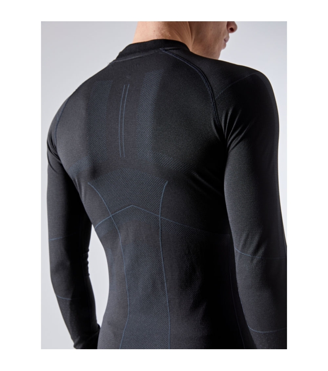 Craft Craft Active Intensity Cn Ls M black/asphalt 1907933-999995 black/asphalt Craft wintersportkleding 1907933-999995 licht grijs bij Leerentveldvrijetijd.nl