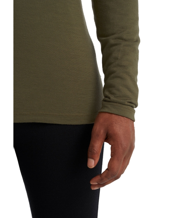 Icebreaker Icebreaker Mens 200 Oasis LS Crewe loden IB1043650691 Loden Icebreaker wintersportkleding IB1043650691 blauw bij Leerentveldvrijetijd.nl