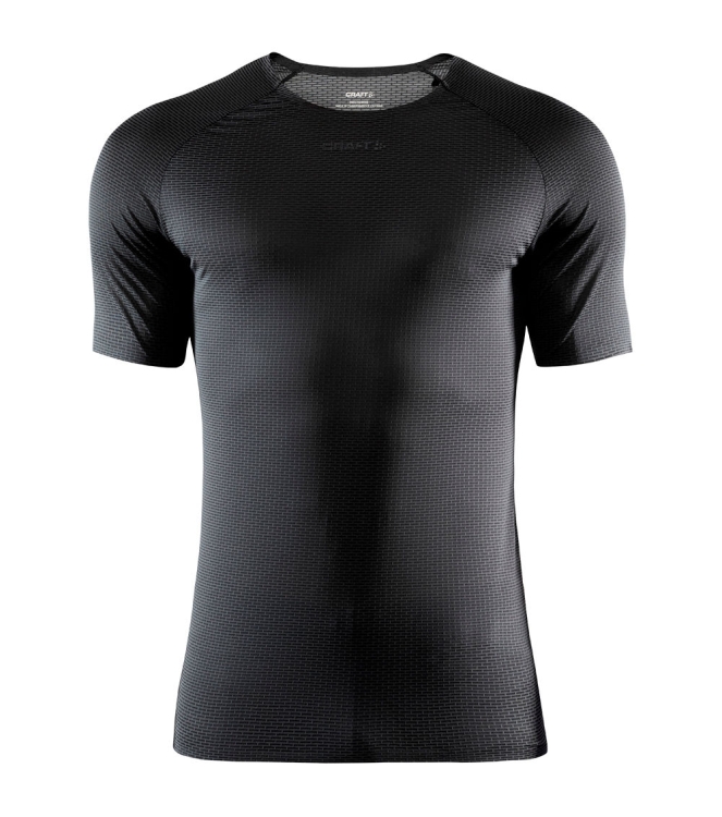 Craft Craft Pro Dry Nanoweight SS M black 1908851-999000 Black Craft wintersportkleding 1908851-999000 licht grijs bij Leerentveldvrijetijd.nl
