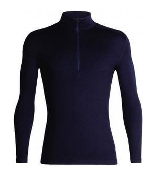 Icebreaker Icebreaker Mens 260 Tech LS Half Zip midnight navy IB1043724011 Midnight Navy Icebreaker wintersportkleding IB1043724011 antraciet bij Leerentveldvrijetijd.nl