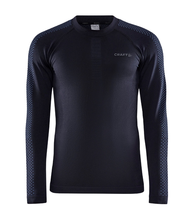 Craft Craft ADV Warm Intensity LS M black 1912518-999000 Black Craft wintersportkleding 1912518-999000 licht grijs bij Leerentveldvrijetijd.nl