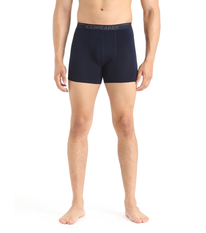 Icebreaker Icebreaker M Anatomica Boxers midnight navy IB1030294231 Midnight Navy Icebreaker wintersportkleding IB1030294231 antraciet bij Leerentveldvrijetijd.nl