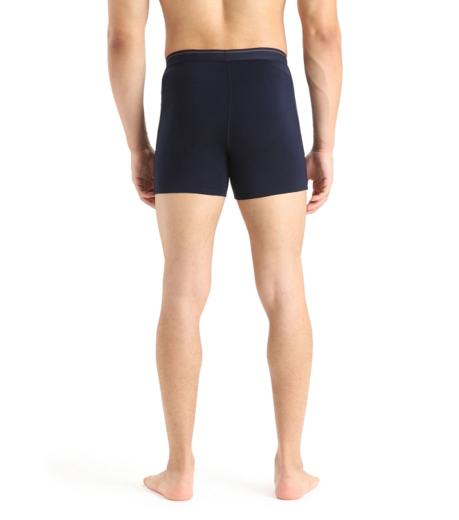 Icebreaker Icebreaker M Anatomica Boxers midnight navy IB1030294231 Midnight Navy Icebreaker wintersportkleding IB1030294231 antraciet bij Leerentveldvrijetijd.nl