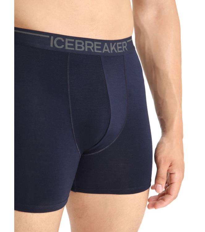 Icebreaker Icebreaker M Anatomica Boxers midnight navy IB1030294231 Midnight Navy Icebreaker wintersportkleding IB1030294231 antraciet bij Leerentveldvrijetijd.nl