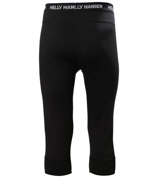 Helly Hansen Helly Hansen Lifa Merino Midweight 3/4 Pant black 49367_990 Black Helly Hansen wintersportkleding 49367_990 licht grijs bij Leerentveldvrijetijd.nl