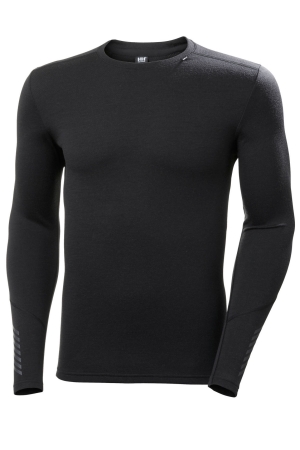 Helly Hansen Helly Hansen Lifa Merino Midweight Crew Black Helly Hansen Helly Hansen Lifa Merino Midweight Crew Black