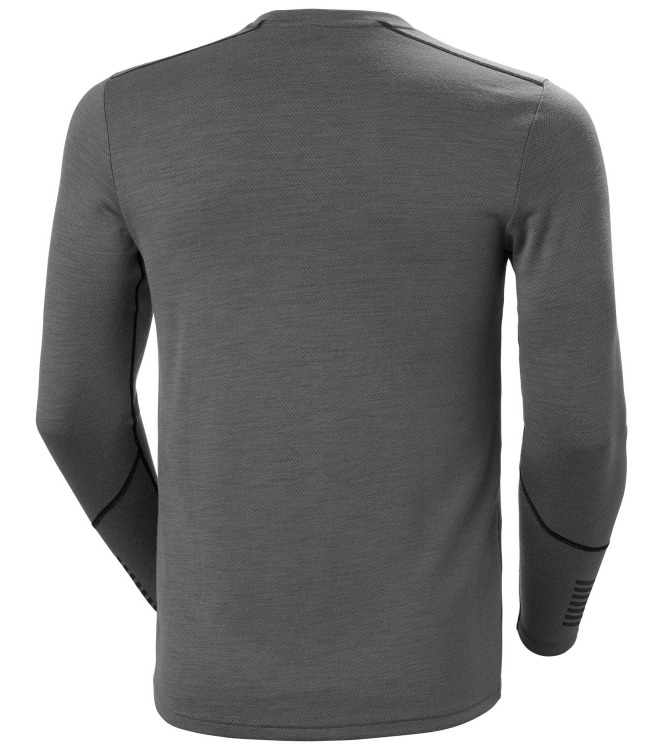 Helly Hansen Helly Hansen Lifa Merino Midweight Crew concrete 49364_876 Concrete Helly Hansen wintersportkleding 49364_876 lichtblauw bij Leerentveldvrijetijd.nl