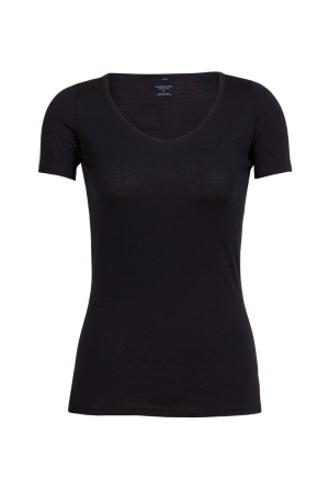 Icebreaker Icebreaker Siren SS Sweetheart Women 001 black Icebreaker Icebreaker Siren SS Sweetheart Women 001 black