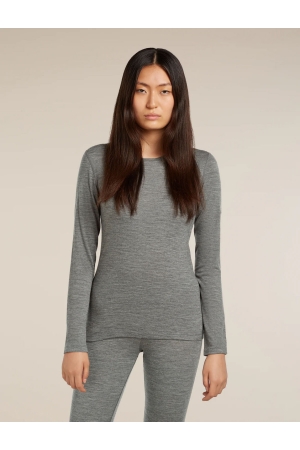 Icebreaker Icebreaker Wmns 200 Oasis LS Crewe 0131_Gritstone